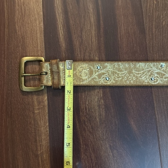 EXPRESS Women’s Brown Leather Belt size Large - Picture 8 of 9